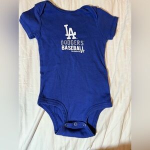 LA Dodgers Baseball Blue Kids One Piece - 12M